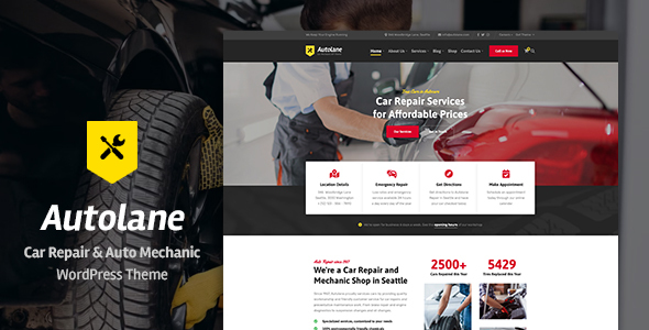 Autolane - Car Mechanic & Auto Services WordPress Theme Logo
