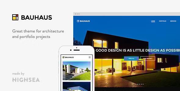 Bauhaus - Architecture & Portfolio WordPress Theme Logo